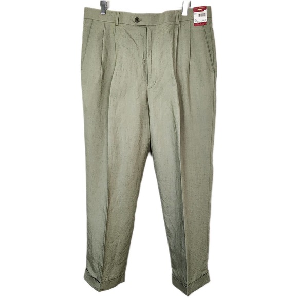 Vintage Linen NOS Pants 38 x 30 - Picture 1 of 7